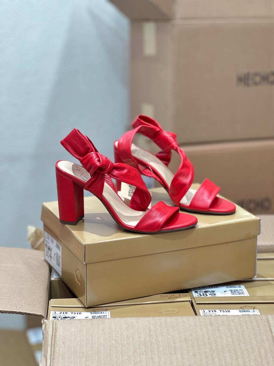 13795 - SANDALIA VERMELHO VALENTINO