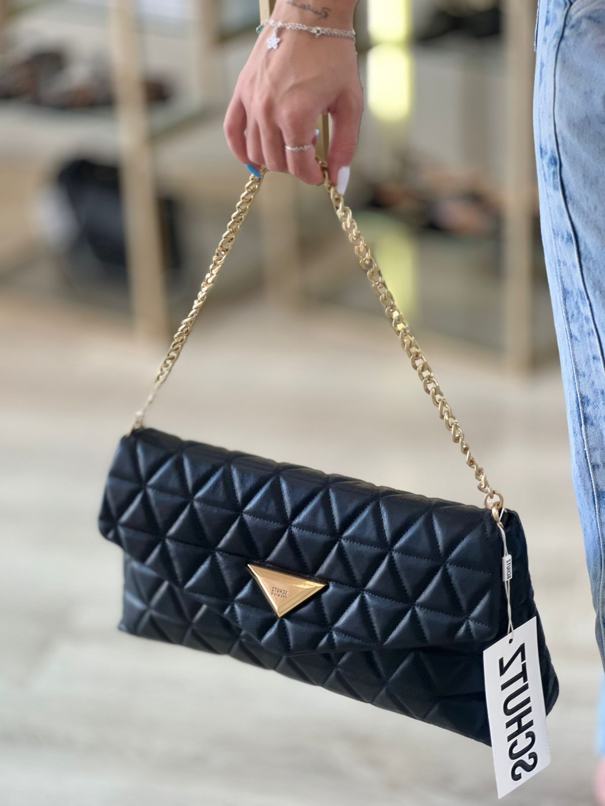 15987 - BOLSA TIRACOLO 944 GRANDE MARSALA/PRETA