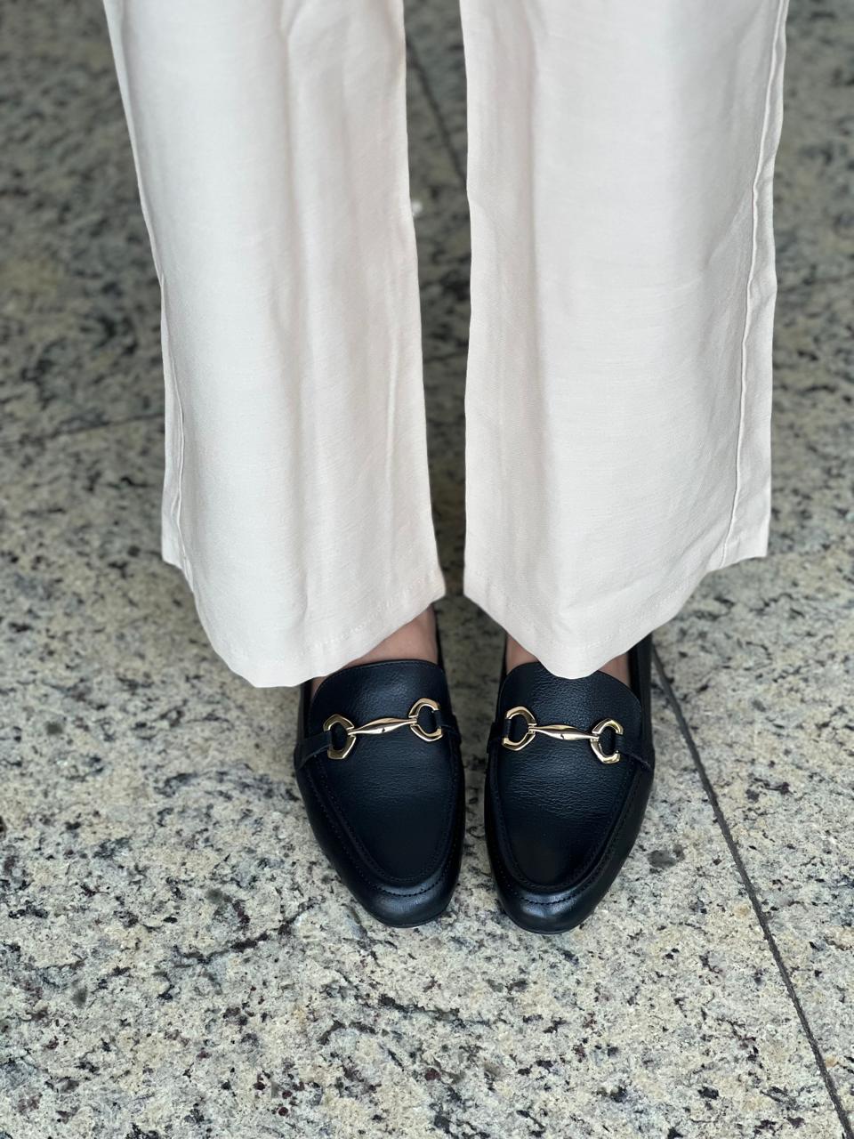 MOCASSIM EM COURO