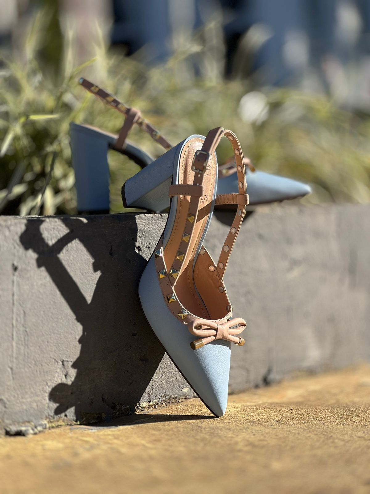 SLINGBACK AZUL BEBE