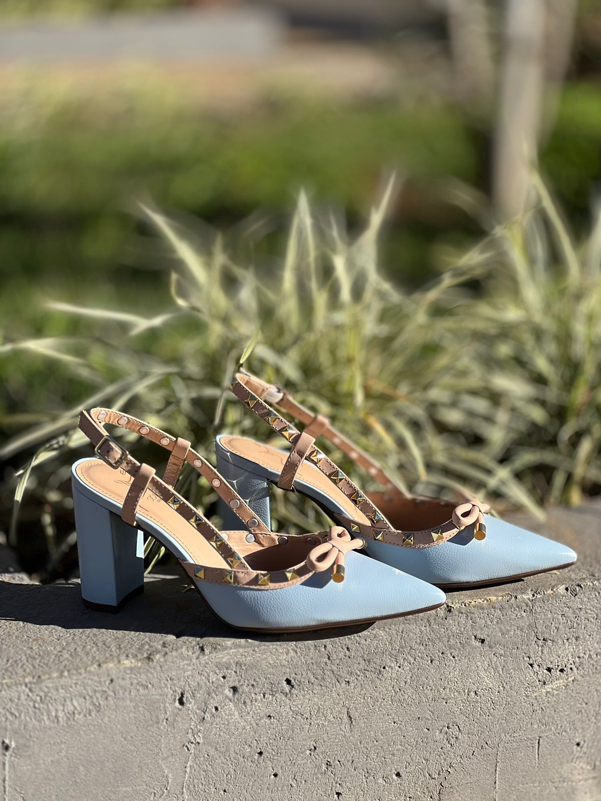 SLINGBACK AZUL BEBE