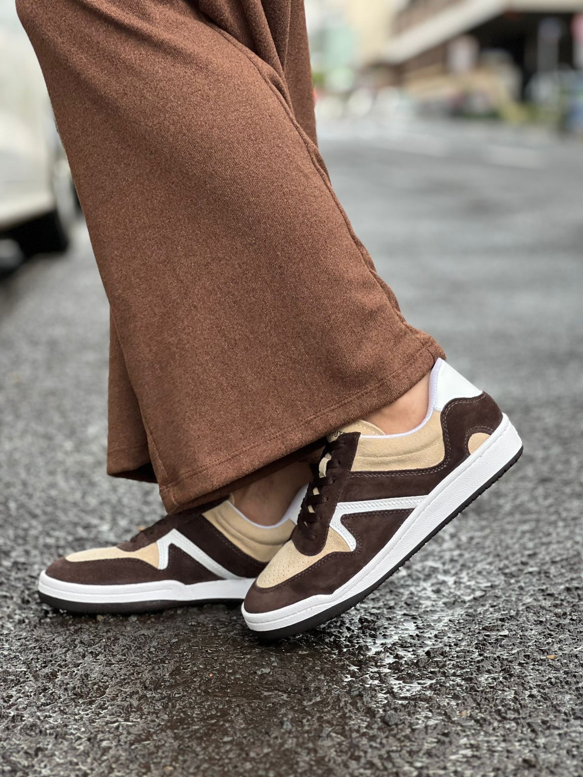 TÊNIS NEO COURO E CAMURÇA