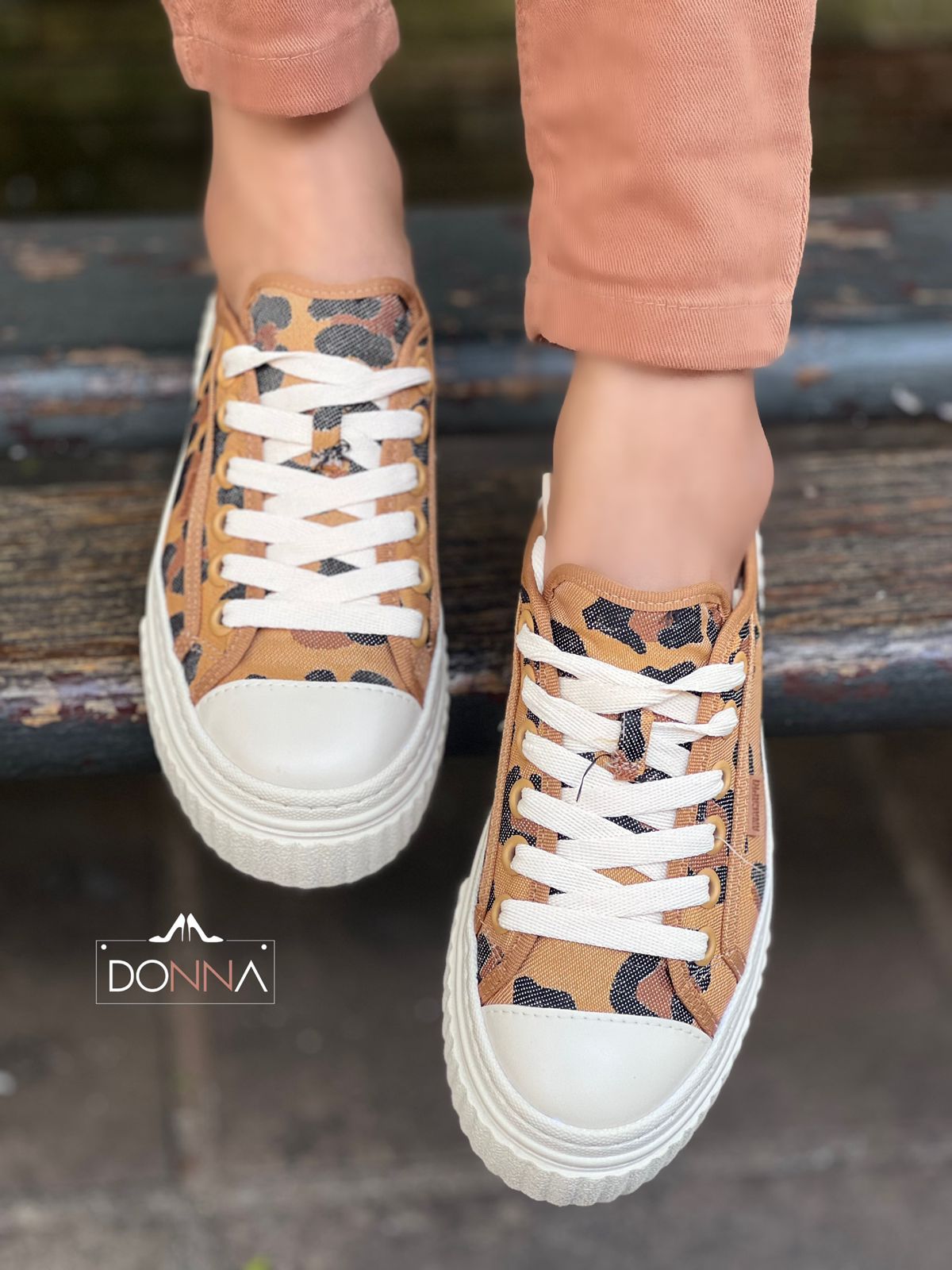 TÊNIS SOLA ALTA NEW ALÊ ANIMAL PRINT