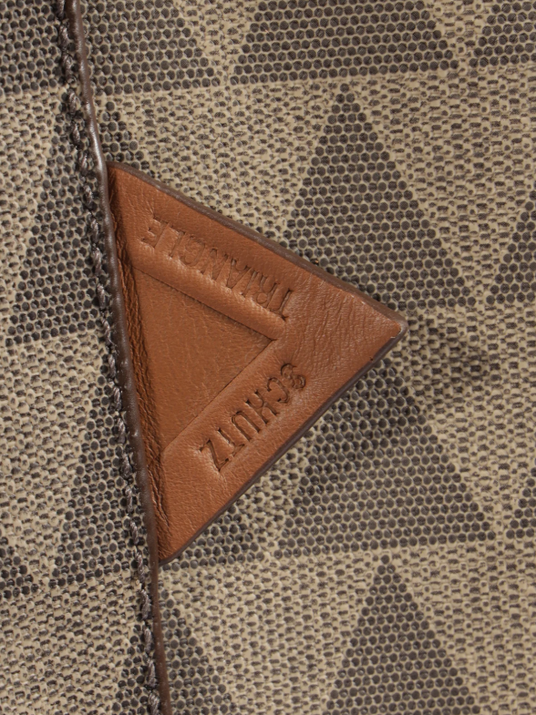Bolsa Shopping Grande Triangle Bege