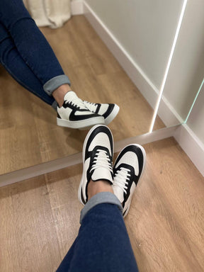 TÊNIS FLOATER LUX PRETO E BRANCO