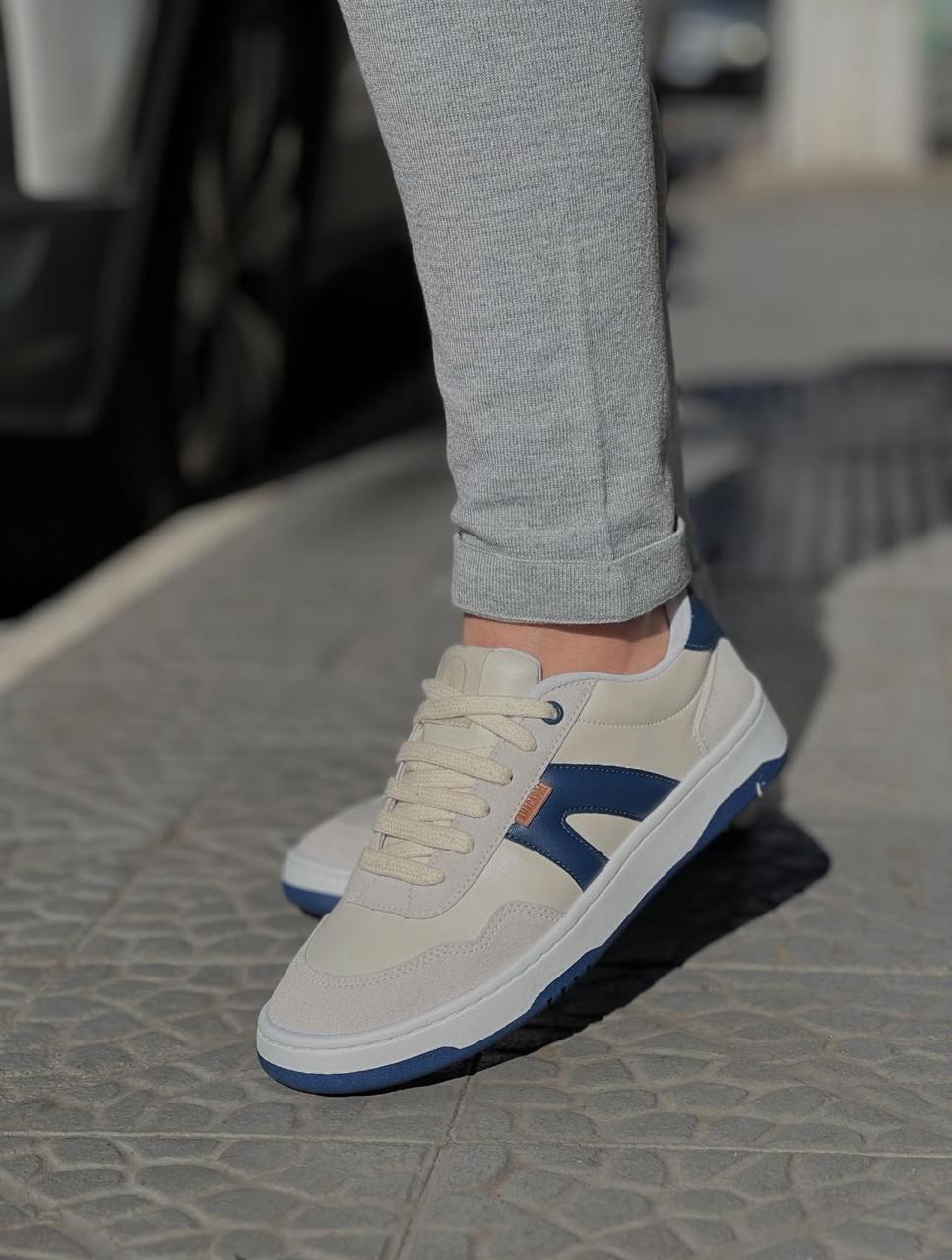 TÊNIS AC1119 CINZA E AZUL