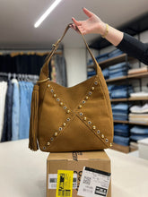 BOLSA HOBO BEGE COURO BECCA GRANDE