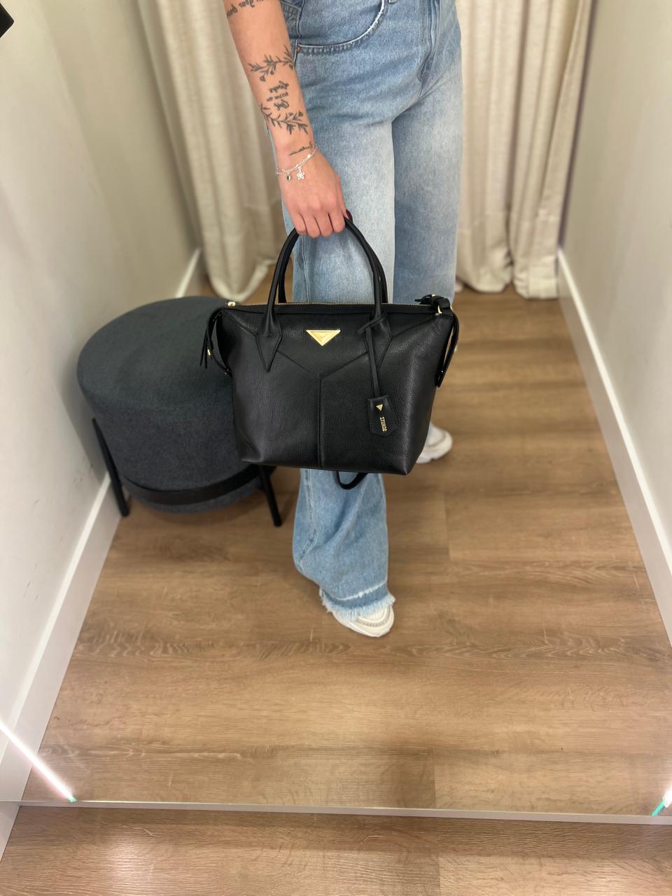 BOLSA TIRACOLO KIMB COURO