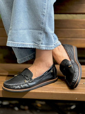 MOCASSIM TEXTURIZADO COM COSTURA