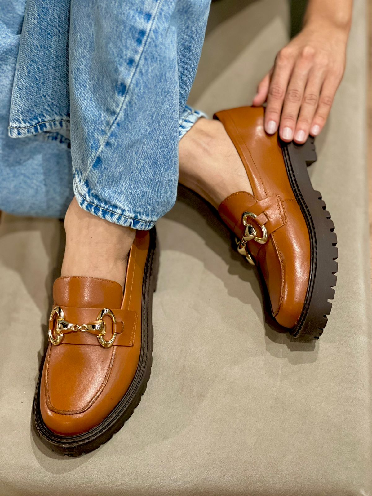 MOCASSIM TRATORADA BRIDÃO METAL