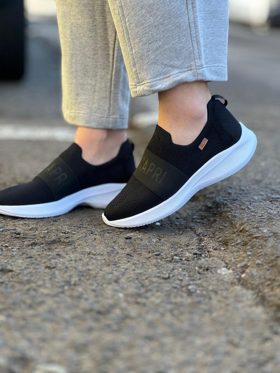TÊNIS SLIP ON CHUNKY KNIT