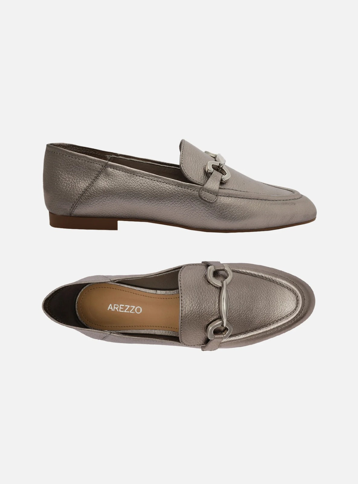 MOCASSIM - EM COURO - DOURADO