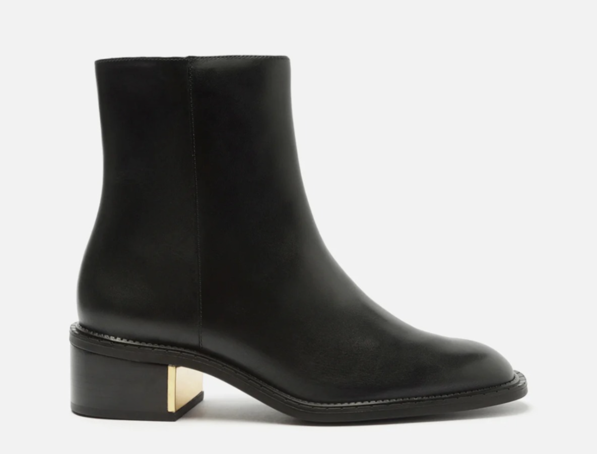BOTA COURO CANO MÉDIO BLOCO METAL