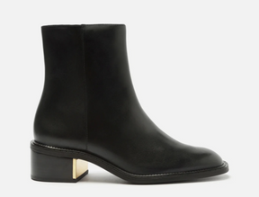 BOTA COURO CANO MÉDIO BLOCO METAL